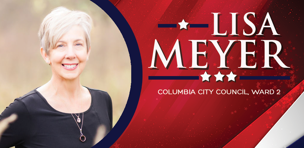 Lisa Meyer for 2nd Ward in Columbia, Missouri Banner